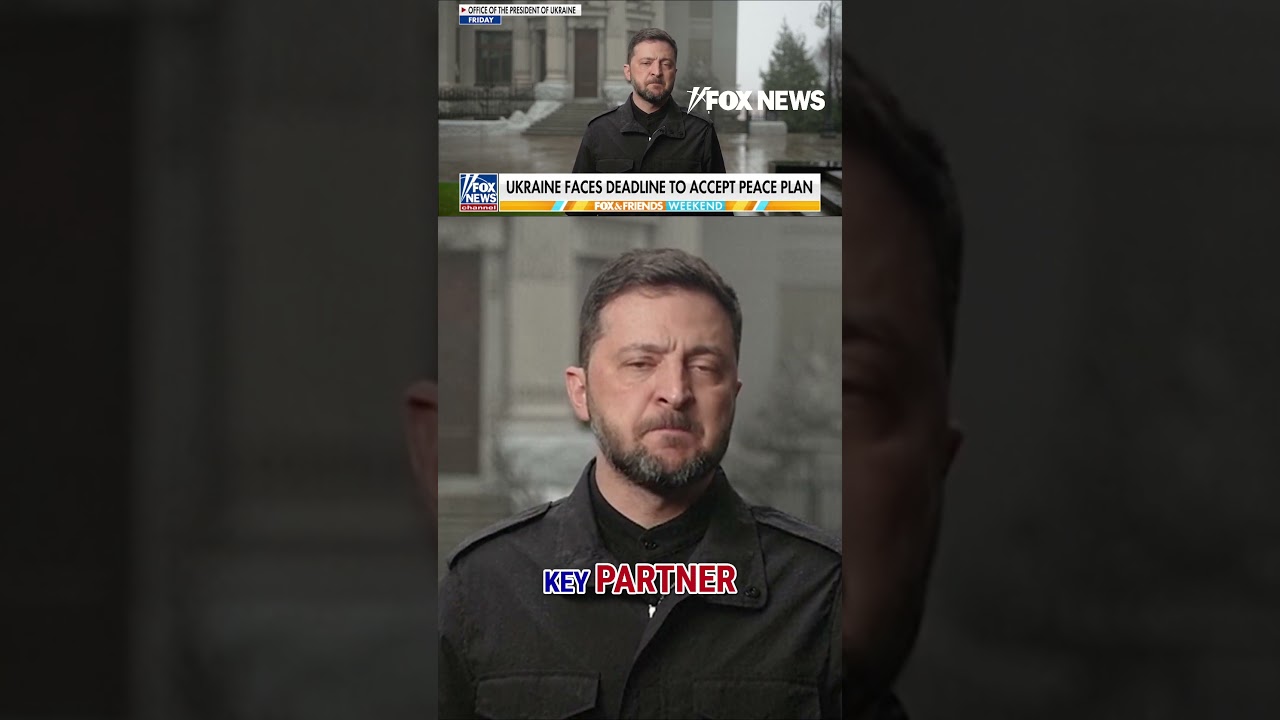 'DIFFICULT DECISION': Zelenskyy voices concern over Trump's peace deal with Russia #foxnews #us #fox