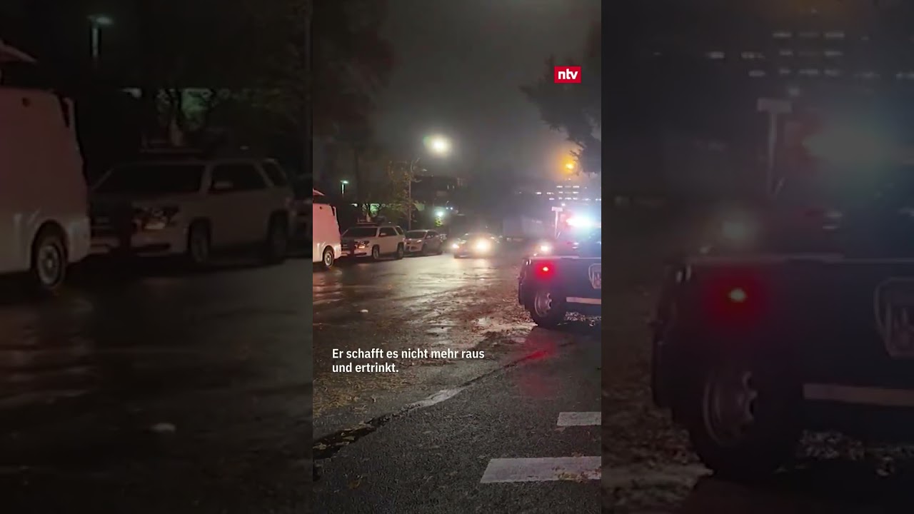 Rekordregen stürzt New York ins Verkehrschaos | ntv