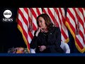 Kamala Harris speaks out on Joe Bidens reckless reelection decision