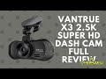 Обзор Видеорегистратора Vantrue X3 WI-FI Super HD 1440 P