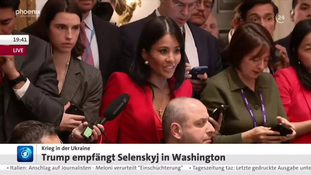 🌍 tagesschau24 | Live: Selenskyj trifft Trump im Weißen Haus