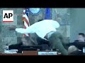 Nevada judge attacked by defendant during sentencing in Vegas courtroom scene captured on video