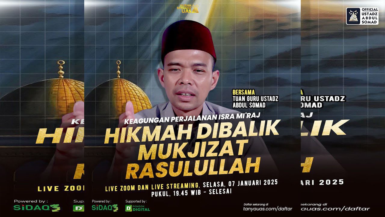LIVE | Keagungan Perjalanan Isra Mi'Raj " Hijrah Bareng UAS" | Ustadz Abdul Somad