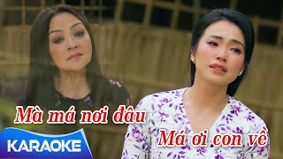 Karaoke Má Thương Con Hoài - Hương Lan ft Như Ý | Beat Gốc