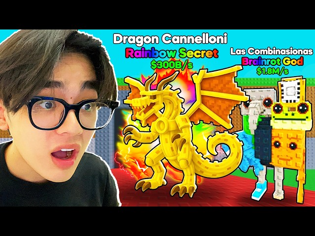 DR4GONS DÙNG MAX LUCK BẮT MỌI BRAINROT SECRET FUSE MACHINE MỚI UPDATE TRONG STEAL A BRAINROT