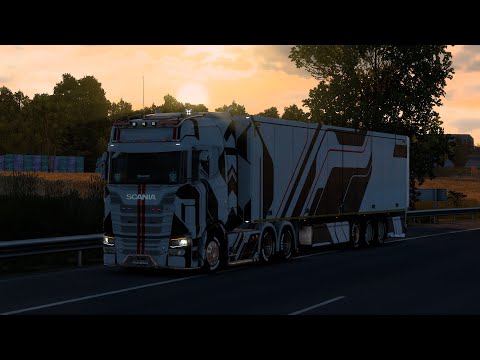 Scania Black hard line X Skin v1.0