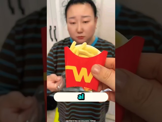 Minyatür Hamburger Menüm 💯