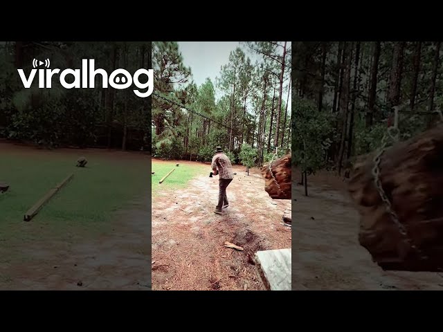 The Art of Axe Throwing || ViralHog
