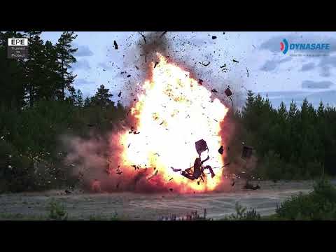 6kg PETN charge (Equivalent to 8kg TNT) Dynasafe bomb chamber Demo