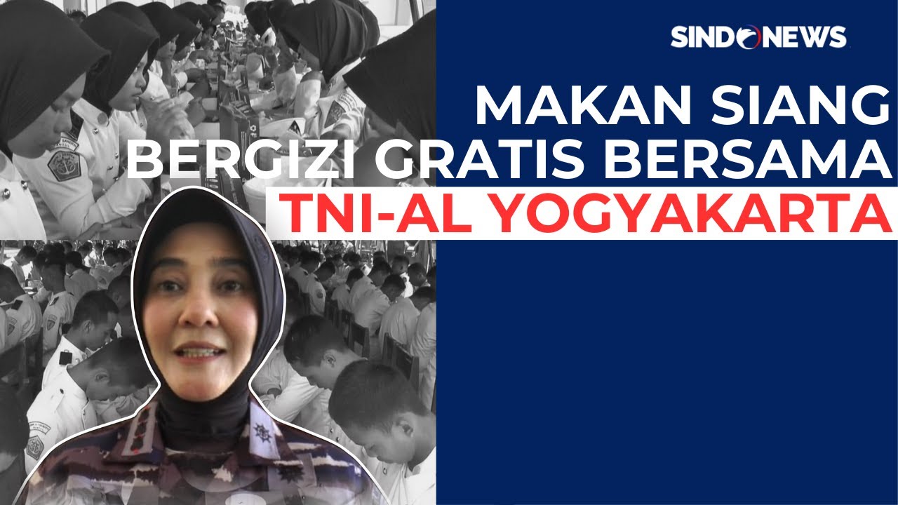 TNI AL Yogyakarta Gelar Makan Siang Bergizi Gratis di SMK Negeri 1 Sanden Rayakan HUT Ke-79