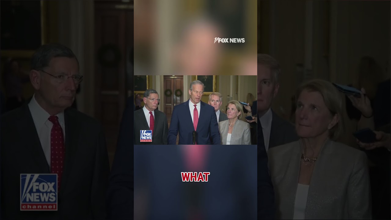 'Are we at war in the Caribbean?': John Thune answers reporter questions