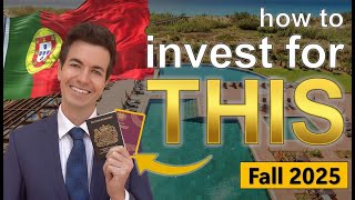 Most Popular Investments for the Portugal Golden Visa | Fall 2025
