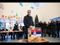 Serbians, President Aleksandar Vucic vote in snap election | Reuters