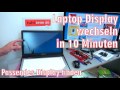 Laptop Display wechseln in 10 Minuten - Notebook reparieren - Passendes Display kaufen - [4K]