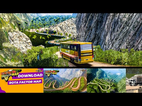 Rota Factor Map v.1.20 With New Dangerous Roads ETS2 1.55
