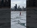 Chicago man takes leisurely stroll on Lake Michigan ice  - 00:56 min - News - Video