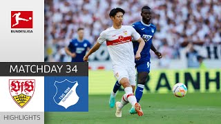 Stuttgart Face Relegation Play-Off | VfB Stuttgart — TSG Hoffenheim | Highlights | MD 34 Buli 22/23