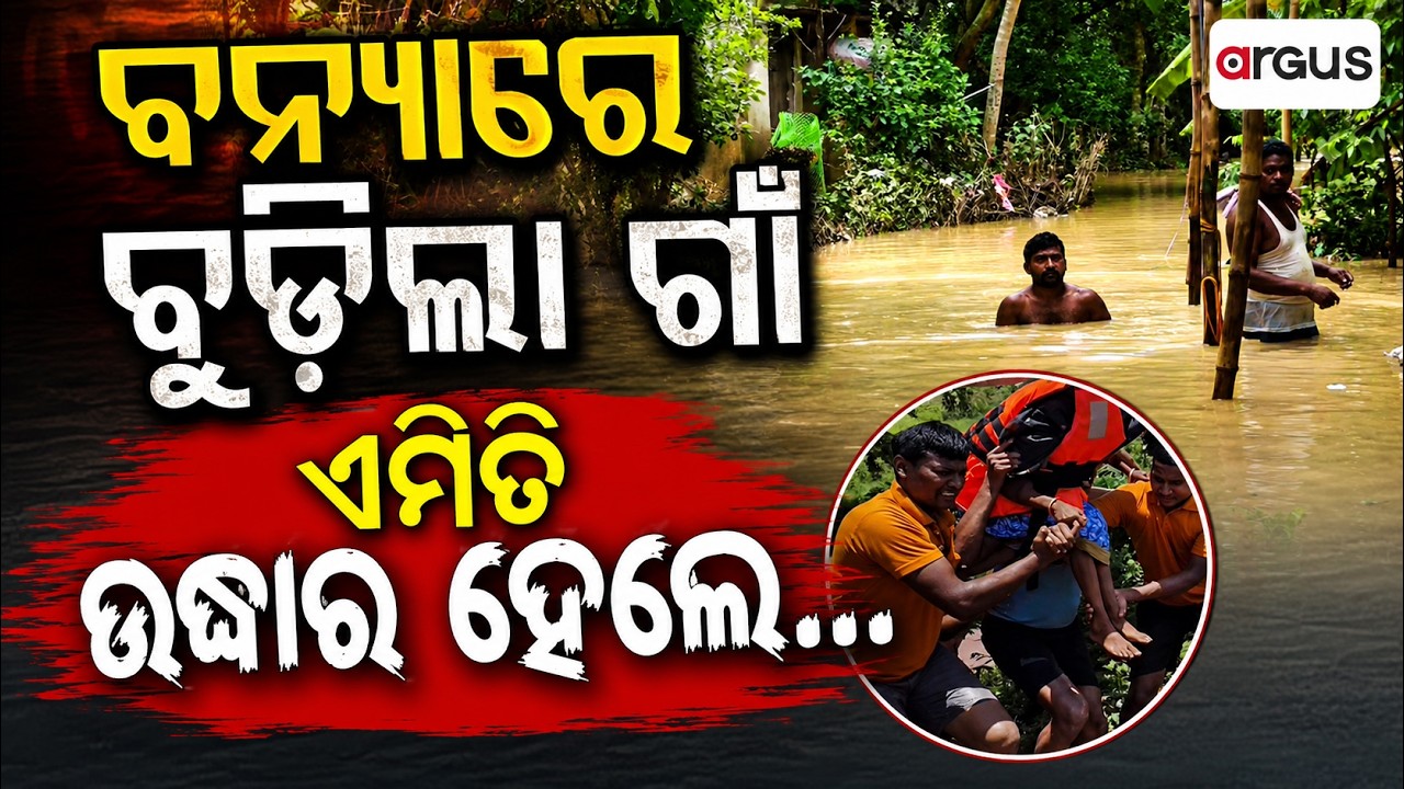 ଏମିତି ଉଦ୍ଧାର ହେଲେ... | Bonai Flood Rescue | Rescue Operation | Odisha Flood | Argus News