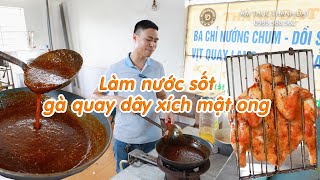 Công thức sốt gà nướng | Gà quay dây xích mật ong | Phần 1