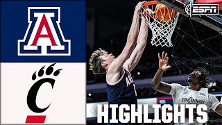 UPSET ALERT 🚨 Arizona Wildcats vs. Cincinnati Bearcats | Full Game Highlights | ESPN CBB