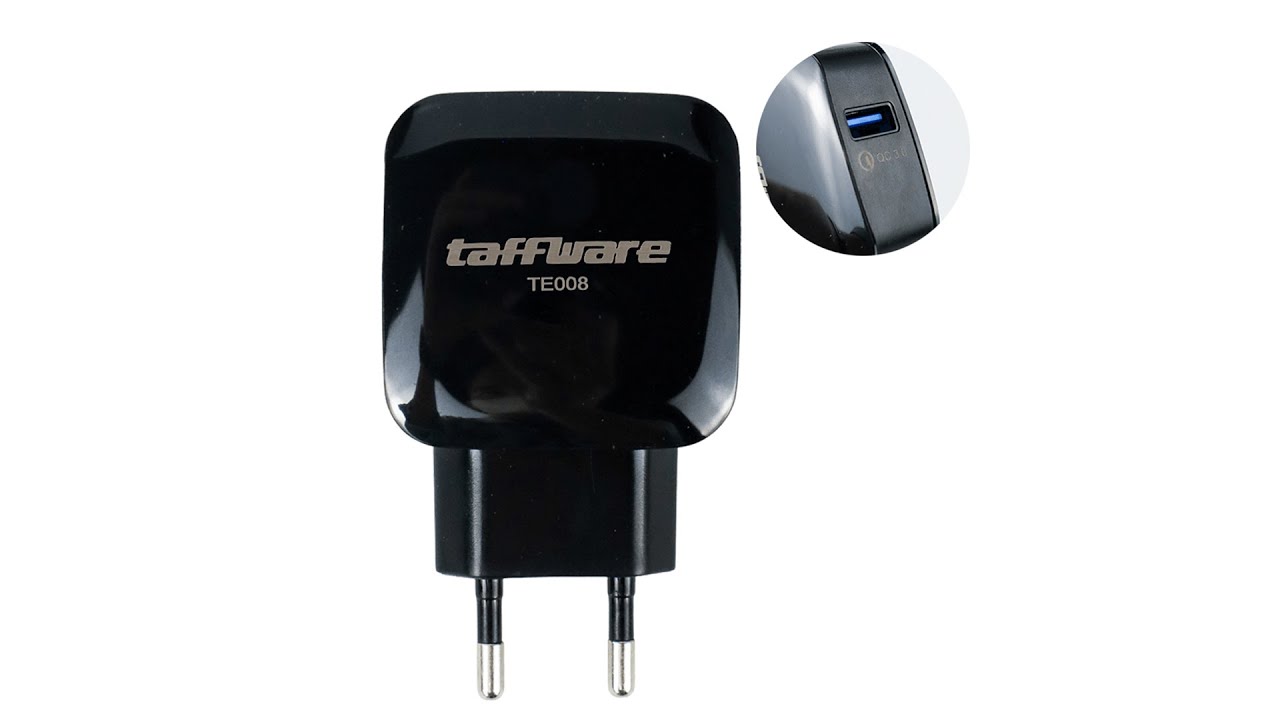 Pratinjau video produk Taffware Wall Charger USB 1 Port Quick Charge 3.0 3A - TE008