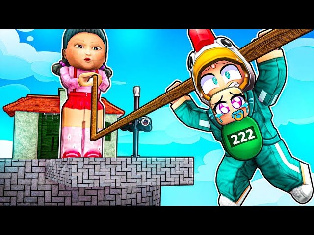 Je SAUVE ce BÉBÉ à la Tour Troll du Squid Game sur Roblox !
