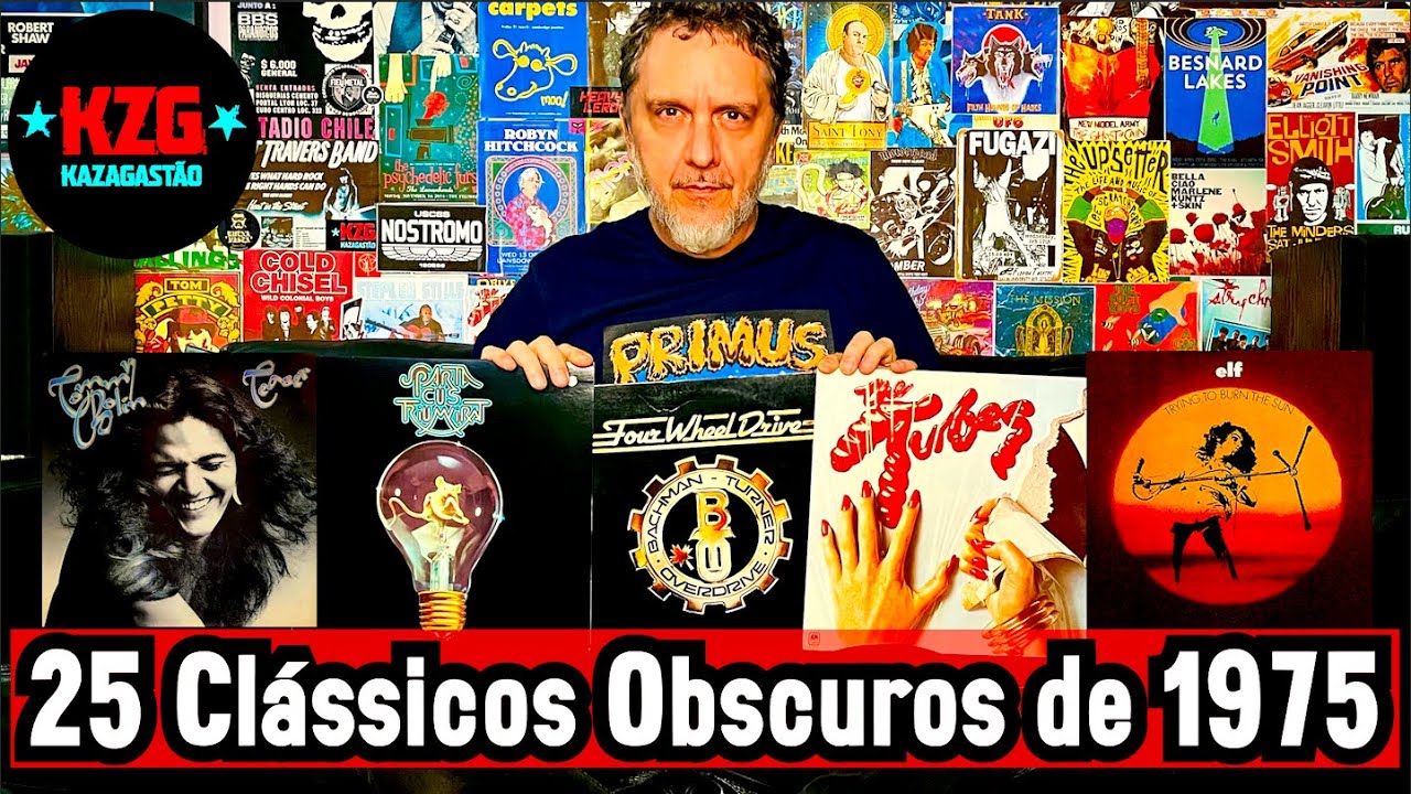 25 CLÁSSICOS OBSCUROS de 1975 ⭐️ JOIAS PERDIDAS do ROCK ⭐️