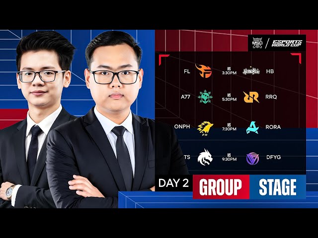 [Official Restream] MSC Gp Stage {Day 2} Lets Go 🇲🇲 🔥/ Burmese LIVE 🇲🇲