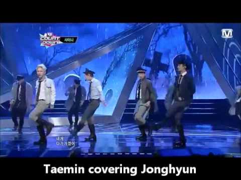 SHINee covering Eachother's parts