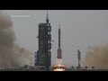 China launches three astronauts to its space station  - 01:05 min - News - Video