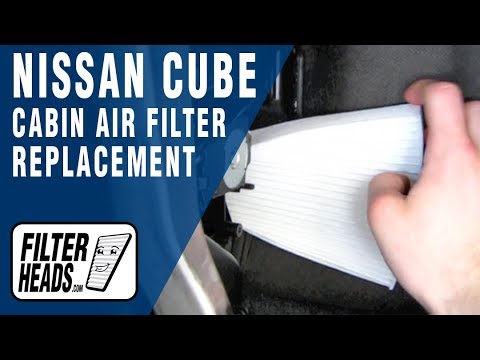 NISSAN Cube - Cabin Air Filter Replacement