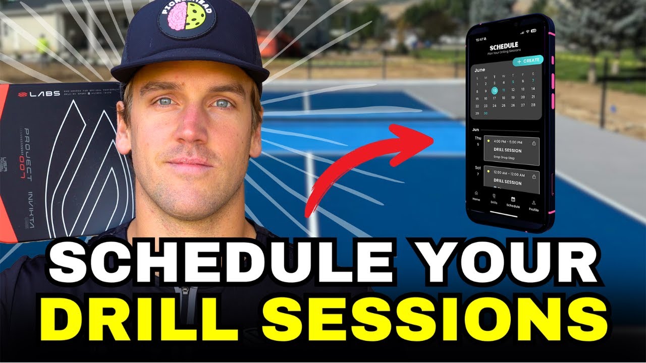 Pickleball Drills App Schedule Feature