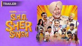SHO Sher Singh Chaupal Punjabi Comedy Movie (2022) Official Trailer Video HD