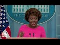 WATCH LIVE: White House press secretary Karine Jean-Pierre holds news briefing - 00:00 min - News - Video