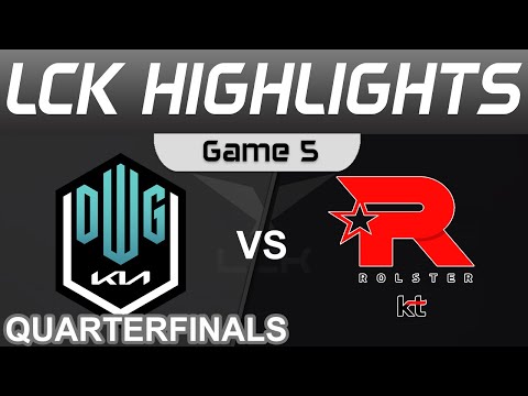 Upload mp3 to YouTube and audio cutter for DK vs KT Highlights Game 5 Quarterfinals LCK Summer Playoffs 2022 DWG KIA vs KT Rolster by Onivia download from Youtube