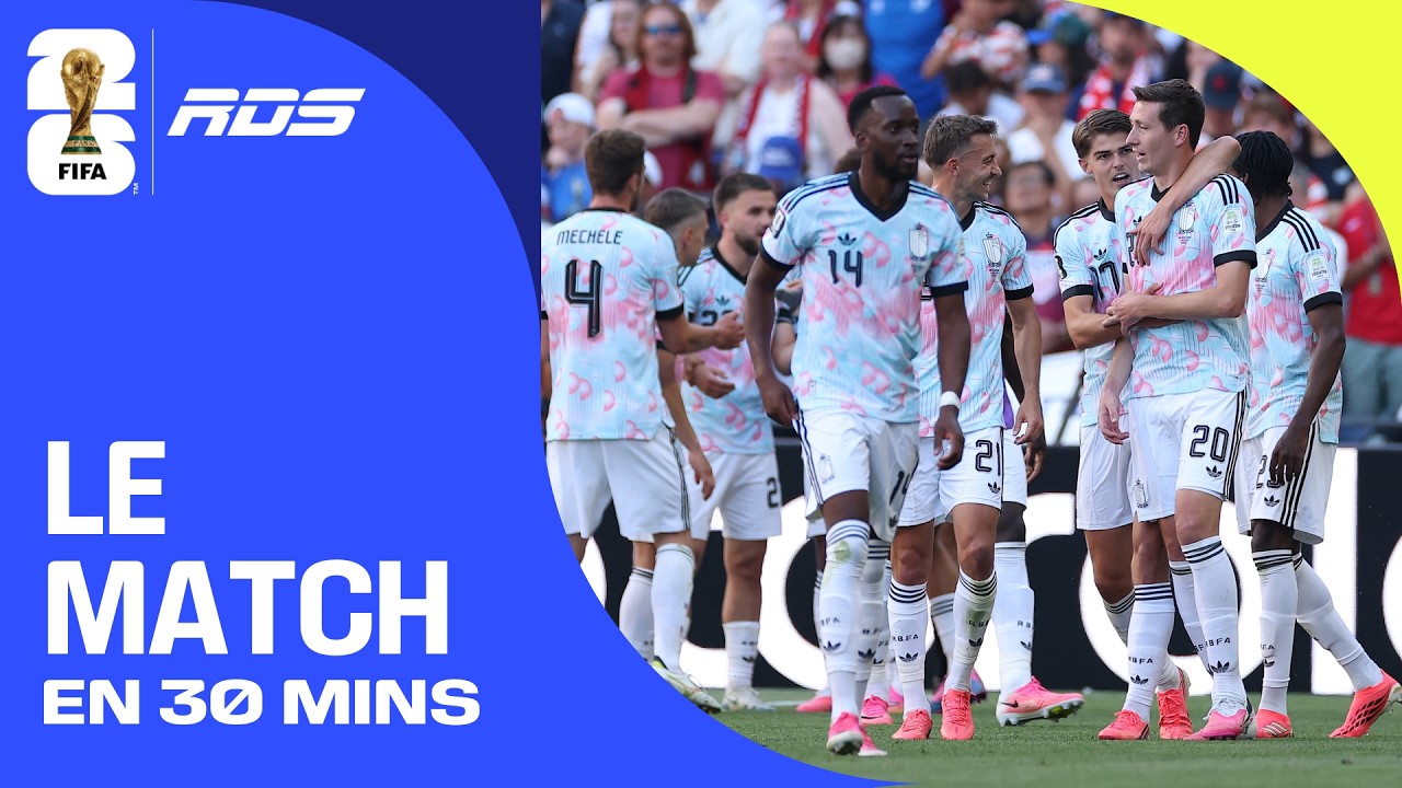 États-Unis c. Belgique à la Coupe du Monde de la FIFA 2026™ en 30 minutes !