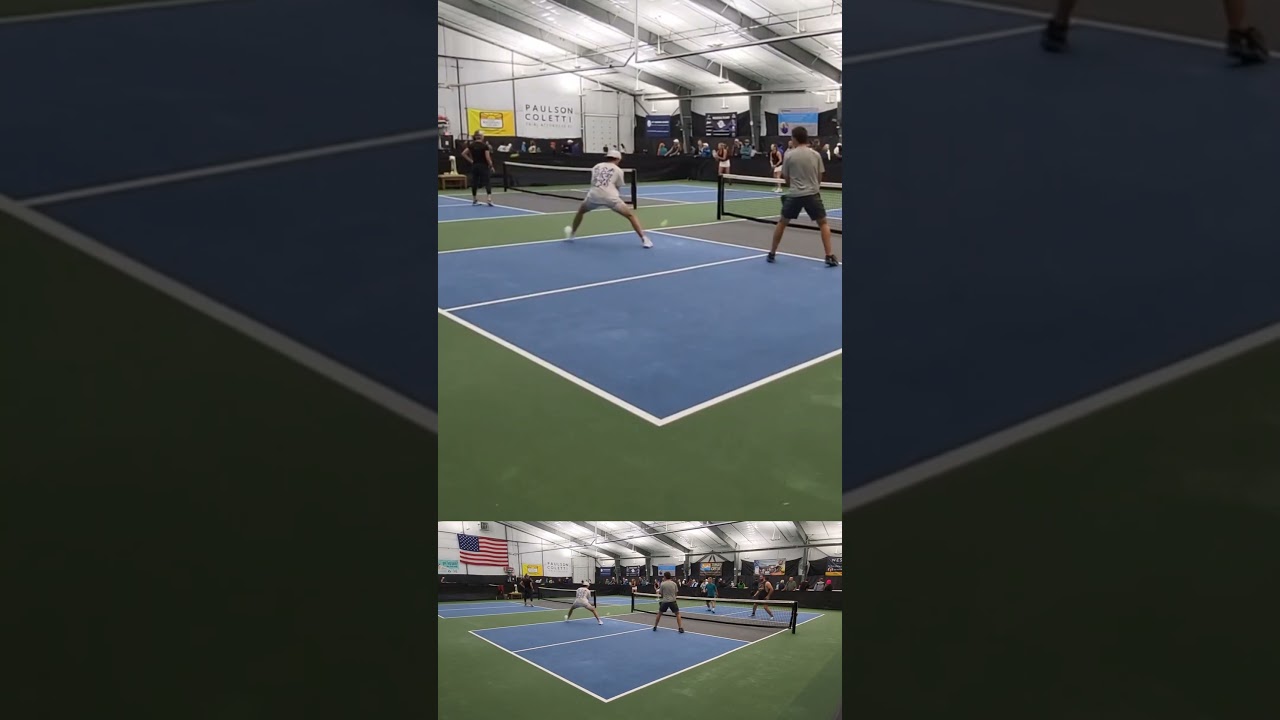 Clayton Powell / Aidan Schenk VS James Hagen / Samuel Koo Semi Finals (2) #shorts #pickleball