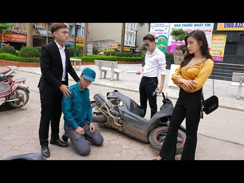 Em Trai Chủ Tịch Làm Đổ Xe Máy Mới Của Nữ Thư Ký Vênh Váo | Coi Thường Người Khác Và Cái Kết - RKM