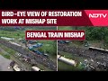 West Bengal Train Accident | Bird-Eye View Of Restoration Work At Mishap Site In Darjeeling