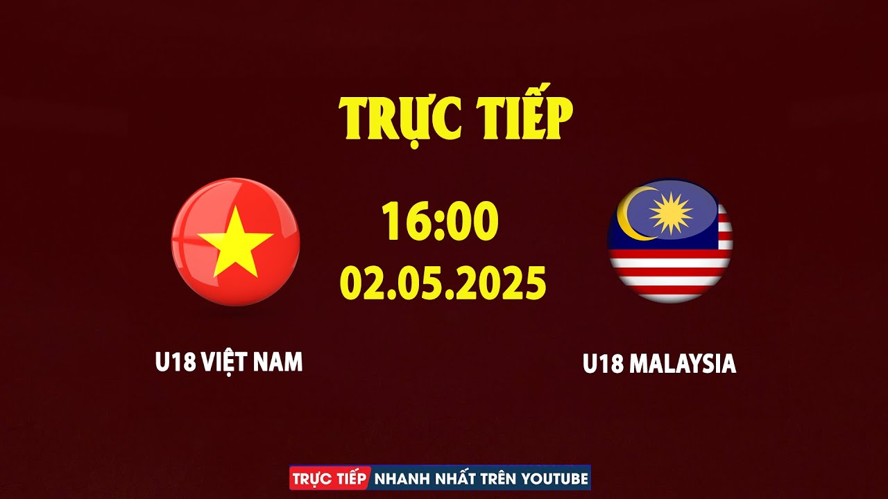 U18 Việt Nam vs U18 Malaysia | Rồng Vàng Đè Bẹp Hổ Mã Lai