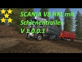 SCANIA V8 HKL with rail Trailer v1.0.1.0