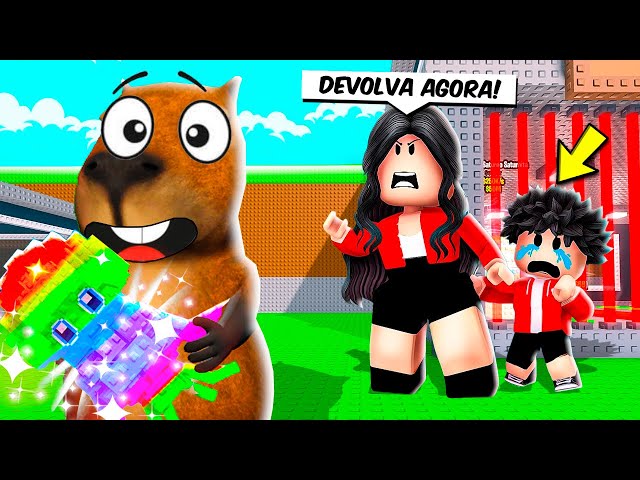 ROUBEI A BASE DA CRIANÇA CHORONA NO ROUBE O BRAINROT E ELA SURTOU 😂 (SORTE INFINITA E ADMIN)