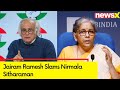 Anti-people politics will come to an end | Jairam Ramesh Slams Nirmala Sitharaman | NewsX