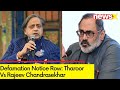 Tharoor Warns Rajeev Chandrasekhar | Tharoor Denies Making False Accusations | NewsX