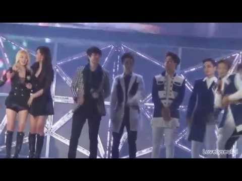 SHINee Minho SNSD Yuri (MinYul) - SM Town Shanghai 141018 Part 1