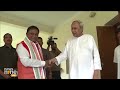 Odisha CM-Designate Mohan Charan Majhi Meets Outgoing CM Naveen Patnaik