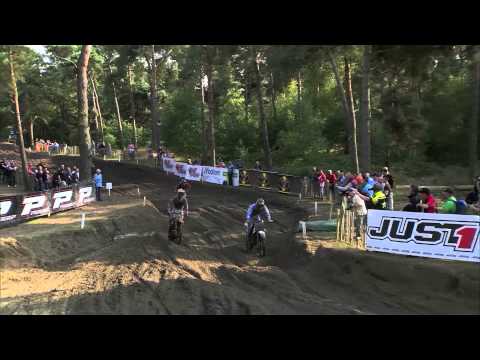 MXGP of Benelux 2013 - Shaun Simpson Fight with De Dycker and Desalle 