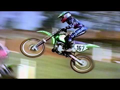 15 year old Ricky Carmichael ripping a KX100 Supermini