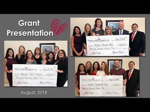 On August 20, 2018 Parkland Cares Founder Howard Dvorkin, CPA presented $75,000 in grant money to representatives from Behavioral Health Associates of Broward, Children’s Bereavement Center, and Henderson Behavioral Health. Less than six months ago Parkland Cares accepted their first donation. They launched the nonprofit with the goal of providing mental health and trauma counseling to everyone affected by the tragedy at Marjory Stoneman Douglas High School. #ParklandCares #MSDStrong On August 20, 2018 Parkland Cares Founder Howard Dvorkin, CPA presented $75,000 in grant money to representatives from Behavioral Health Associates of Broward, Children’s Bereavement Center, and Henderson Behavioral Health. Less than six months ago Parkland Cares accepted their first donation. They launched the nonprofit with the goal of providing mental health and trauma counseling to everyone affected by the tragedy at Marjory Stoneman Douglas High School. #ParklandCares #MSDStrong