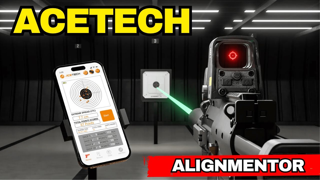 Airsoft - AceTech ALIGNMENTOR, la cible interactive ![ENG dub]